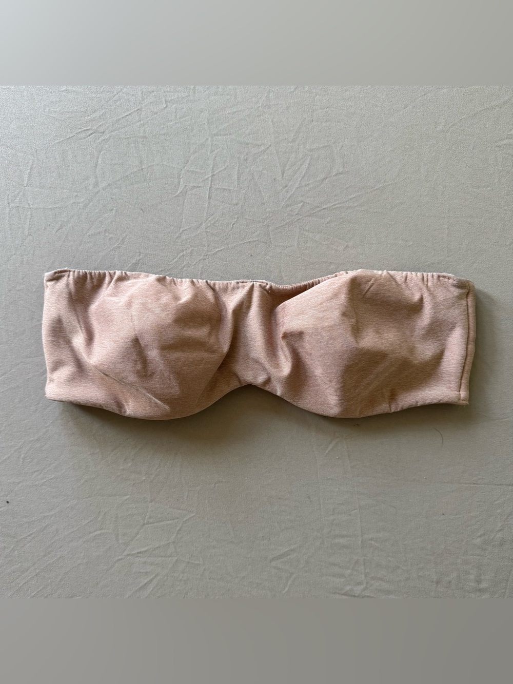 nude strapless bandeau bra